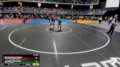 5A 285 lbs Cons. Semi - Kei`Aviyahn Evans, San Antonio MacArthur vs Jayden Williams, Bryan Rudder