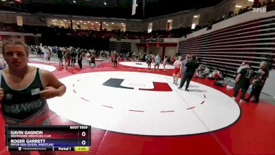 285 lbs Quarterfinal - Gavin Gagnon, Westmoore Wrestling Club vs Roger Garrett, Pryor High School Wrestling