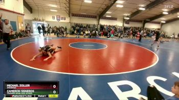 138B 1st Place Match - Cameron Sisneros, Thunder Basin High School vs Michael Zoller, Spearfish