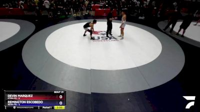 138 lbs Round 4 (16 Team) - Devin Marquez, KTWA-FR vs Remington Escobedo, REWA-FR