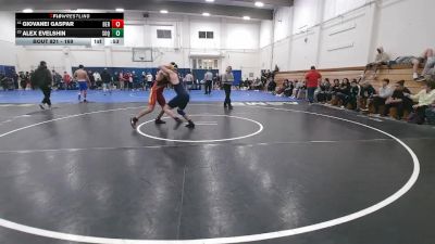 169 lbs Cons. Round 2 - Alex Evelshin, Soquel vs Giovanei Gaspar, Berkeley