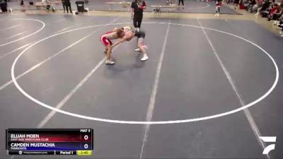 152 lbs Cons. Round 2 - Elijah Moen, East Side Wrestling Club vs Camden Mustachia, Minnesota