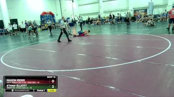 144 lbs Round 2 (16 Team) - Ethan Elliott, Nebraska Smash (Dev A) vs Mason Rider, S.E.O. Wrestling Club- Team Red