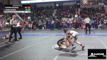 70 lbs 3rd Place Match - Jaxon Jacobs, Hays WC vs Hayden Soloman, WTC