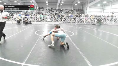 138 lbs Consi Of 64 #2 - Dylan Couey, GA vs Darion Shannon, FL