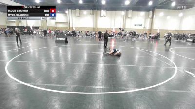 62 lbs Rr Rnd 2 - Jacob Shapiro, ATT / Mocco Wrestling vs Myra Shannon, Spartan RTC @LHP