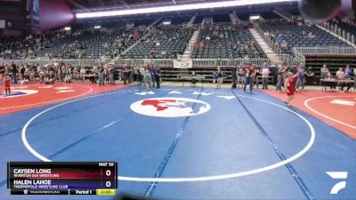 63 lbs 5th Place Match - Caysen Long, Riverton USA Wrestling vs Halen Lahoe, Thermopolis Wrestling Club