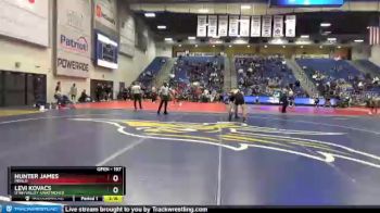 197 lbs Semifinal - Levi Kovacs, Utah Valley-Unattached vs Hunter James, Menlo