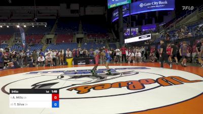 94 lbs Quarters - Ariah Mills, GA vs Thiago Silva, CA