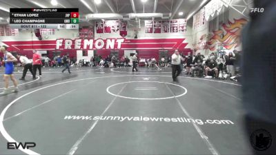 132 lbs 5th Place Match - Leo Champagne, Grace M Davis vs Ethan Lopez, John H Pitman