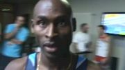 Bernard Lagat after 1500 Semis 2009 IAAF World Championships