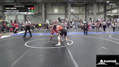 120 lbs Cons. Round 1 - Brody Schmidt, Smoky Valley vs Max Carter, Norton