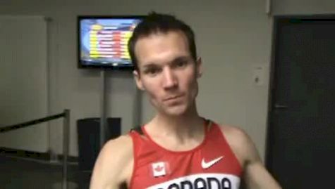 Nate Brannen after 1500 Semis 2009 IAAF World Championships