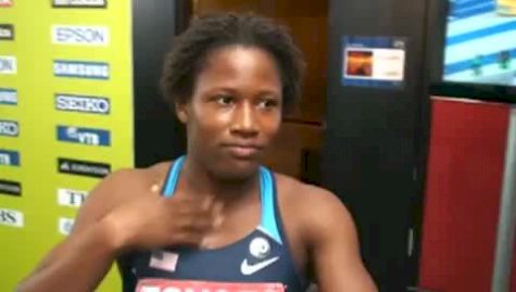 Lauryn Williams 5th 100 2009 Berlin IAAF World Champs