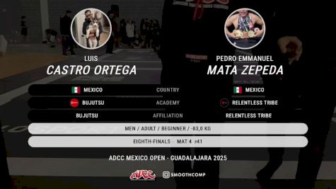 Luis Castro Ortega vs Pedro Emmanuel Mata Zepeda 2025 ADCC Guadalajara Open