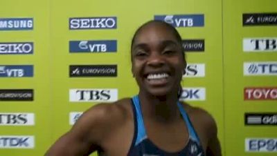 Michelle Perry not trusting Flotrack after 1st round of 100 hurdles IAAF Berlin World Championships