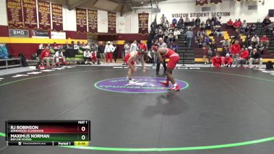 175 lbs Cons. Round 6 - RJ Robinson, Homewood-Flossmoor vs Maximus Norman, Baylor School