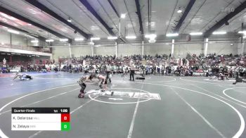 90 lbs Quarterfinal - Kasseus Delarosa, Valley Bad Boys vs Nickolas Zelaya, Sierra Grande Panthers
