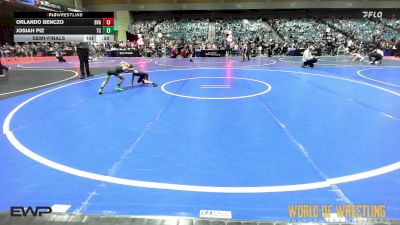 43 lbs Semifinal - Orlando Benczo, Belle Vernon vs Josiah Piz, Team Coalinga