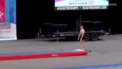 Drew Collins - Double Mini Trampoline, Eagle Gymnastics TX - 2021 USA Gymnastics Championships