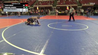 151 lbs Cons. Round 2 - Michael Sparks, Wind River vs David Brant, Frenchtown Wrestling Club