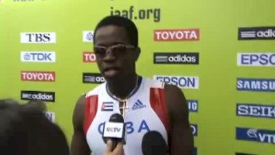 Dayron Robles Video Interview 110H 2009 IAAF Track World Championships.MPG