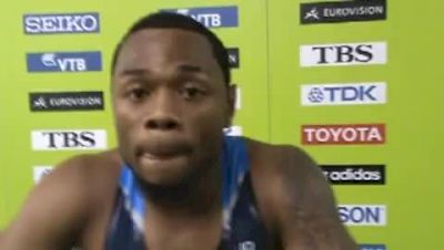 David Payne after the 110H first round 2009 IAAF Track World Championships