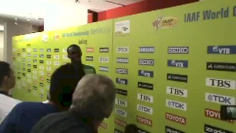 Usain Bolt Walk through 2009 IAAF Track World Championships