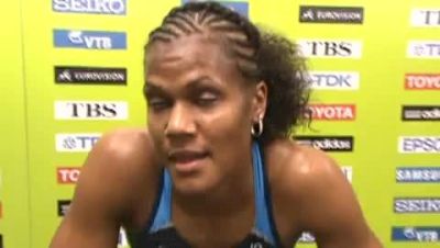 Ginnie Powell 100H Semis 2009 IAAF Track World Championships