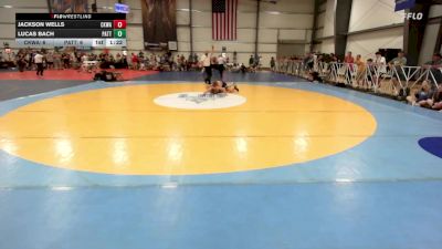 120 lbs Rr Rnd 1 - Jackson Wells, CKWA vs Lucas Bach, Patton Trained Blue