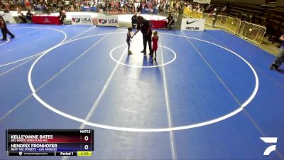 56 lbs Cons. Round 3 - Kelleyanne Bates, Del Norte Wrestling Inc. vs Hendrix Fronhofer, Beat The Streets - Los Angeles