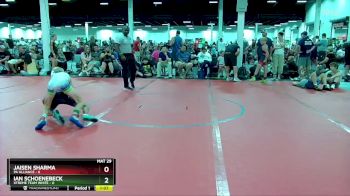 76 lbs Round 3 (4 Team) - Ian Schoenebeck, Xtreme Team White vs Jaisen Sharma, PA Alliance