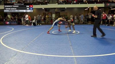 115 lbs 3rd Place Match - Dominick Turner, STL Warrior vs Devin Garcia, Suples Wrestling Club