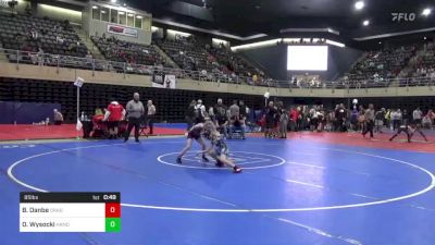 85 lbs Semifinal - Brian Danbe, Oradell, NJ vs Owen Wysocki, Hanover, PA