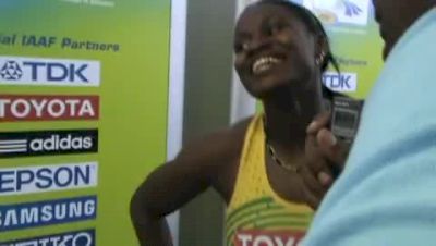 Anneisha Mclaughlin 200 finalist 2009 IAAF World Track CHampionships