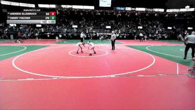 58 lbs Champ. Round 1 - Henry Fischer, CPWA vs Andrew Ellebruch, BAB1