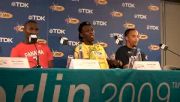 Bolt comments on the 400 and being knighted IAAF World Champs Press Conference