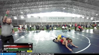 150 lbs Cons. Round 4 - Garrett Zufelt, Delta vs River Rasmussen, Orem