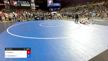 182 lbs Rnd Of 64 - Zachary Brophy, Colorado vs Hunter Hutcheson, Ohio