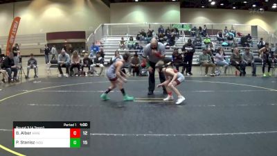 65 lbs Round 3 (4 Team) - Brycen Alber, ARES Red vs Parker Stanisz, Indiana Outlaws