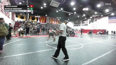126 lbs Champ. Round 1 - Nicholas Hernandez, Ventura vs Rocco Shams, Westlake