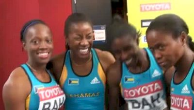 Bahamas 2nd 4x100 2009 IAAF World Track Championships