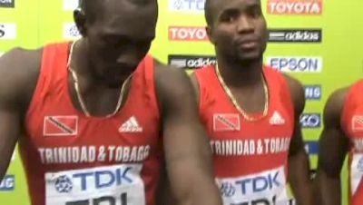 Trinidad and Tobago NR 4x100 2nd  IAAF World Championships