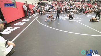 64 lbs Round Of 16 - Kale Shatswell, Tiger Trained Wrestling vs Hollis Federico, Muskogee Rougher Youth Wrestling