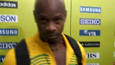 Asafa Powell after 4x100 2009 IAAF World Championships