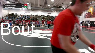 126 lbs Semifinal - Kaden Kowalek, Kearney vs Lorenzo Trujillo, Holy Family