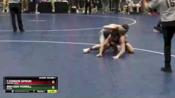 133 lbs Champ. Round 1 - 1 Connor Gimson, Indiana Tech vs Breyden Morrill, Baker