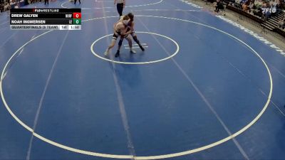 138 lbs Quarterfinals (8 Team) - Drew Galyen, Norfolk vs Noah Ingwersen, Lincoln East