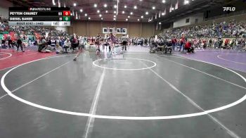 144D 1st Place Match - Peyton Chainey, Nixa vs Diesel Baker, El Reno
