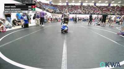 46 lbs Consi Of 16 #2 - Wyatt Hicks, Choctaw Ironman vs Elijah Whitworth, Choctaw Ironman